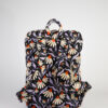 Backpack Fabric Blue Flowers Floral Daisies 6
