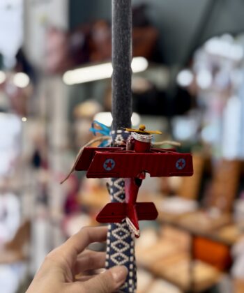 Λαμπάδα Αεροπλάνο Κόκκινο 4