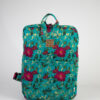 Backpack Fabric Turquoise Flowers Floral