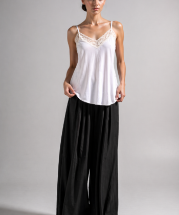 Μπλούζα Lingerie Δαντέλα Λευκό