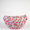 Crossbody Fabric Belt Bag Cherry