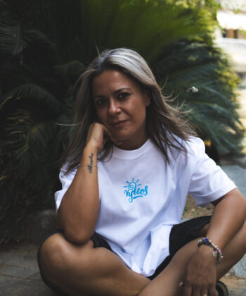 T Shirt Γυναικείο Casual Λευκό Ήλιος2