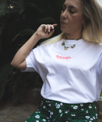 T Shirt Γυναικείο Casual Λευκό Παραλία 2