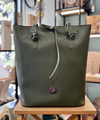 Shoulder Tote Bag Olive Green