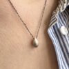 Κρεμαστό Ματ Ασήμι Μαύρη Οξείδωση Σταγόνα 1