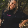 Women’s Casual Black T-Shirt “Goustaro”