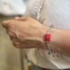 Χειροποίητο Βραχιόλι Boho Καρδιά Κόκκινο 1