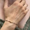 Gold-Plated Sterling Silver Evil Eye Bracelet Tourmaline