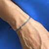 Gold Plated Sterling Silver Bracelet Zircon Stone