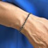 Gold Plated Sterling Silver Bracelet Hematite