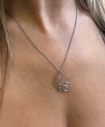Sterling Silver Leaf Pendant