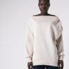 Μπλούζα Φούτερ Oversized Χαμόγελο Εκρού 2