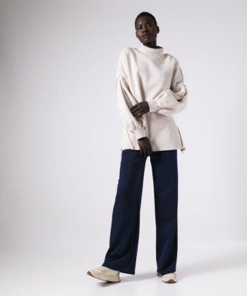 Μπλούζα Φούτερ Oversized Εκρού 2